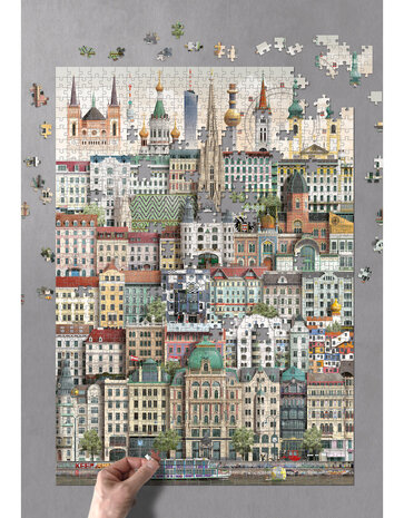Martin Schwartz Martin Schwartz Wenen puzzel 1000 stukjes – 50x70cm Martin Schwartz Martin Schwartz Wenen puzzel 1000 stukjes – 50x70cm