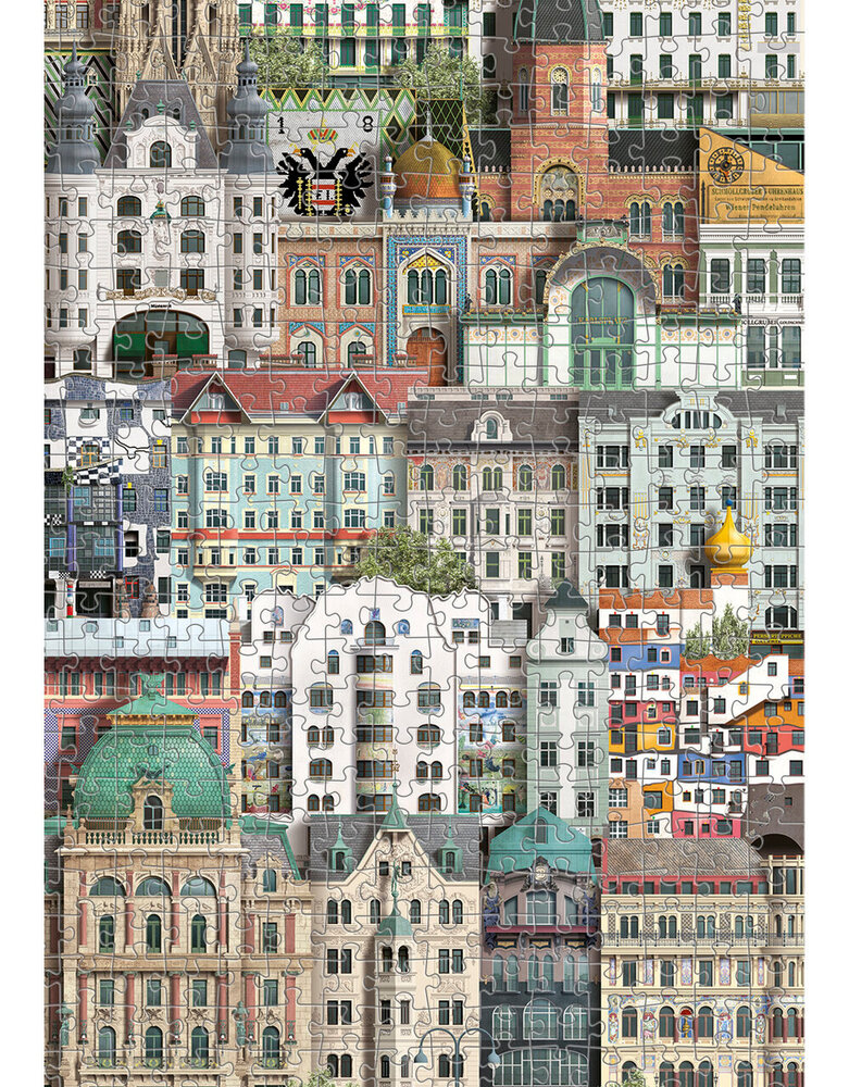 Martin Schwartz Martin Schwartz Vienna jigsaw puzzle 1000 pieces – 50x70cm Martin Schwartz Martin Schwartz Vienna jigsaw puzzle 1000 pieces – 50x70cm