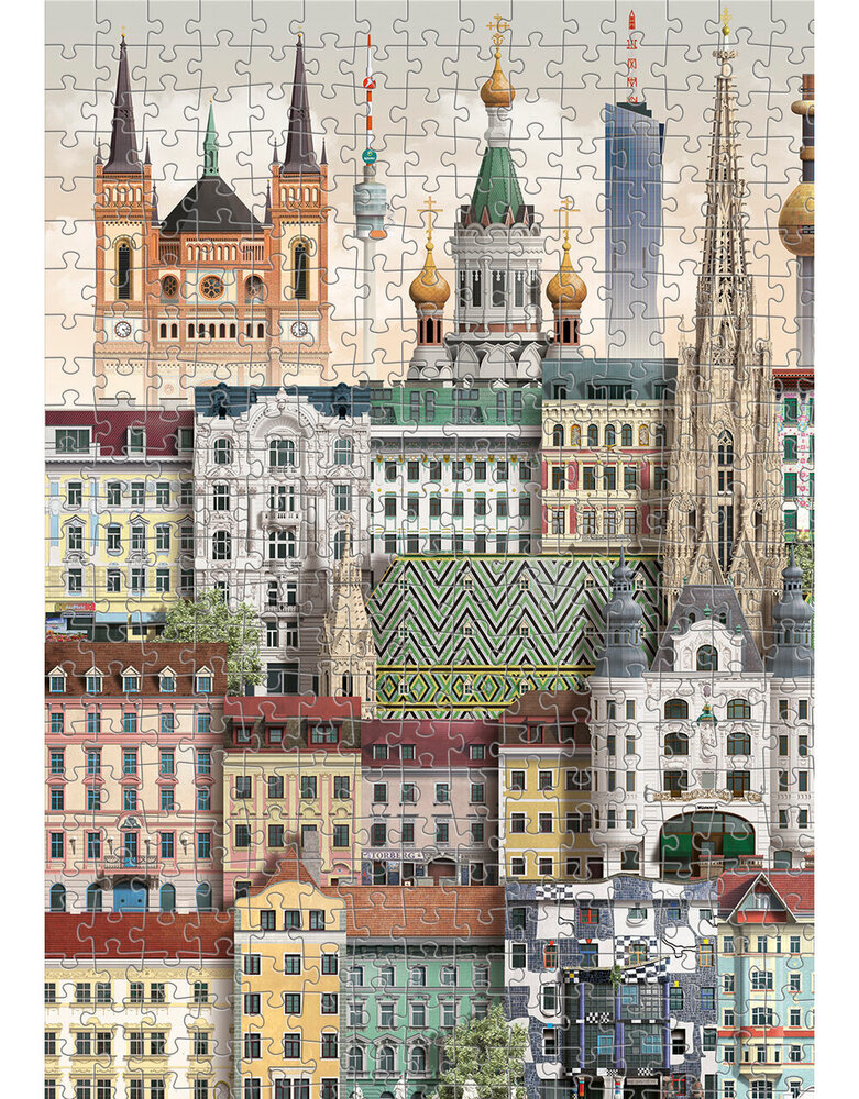 Martin Schwartz Martin Schwartz Vienna jigsaw puzzle 1000 pieces – 50x70cm Martin Schwartz Martin Schwartz Vienna jigsaw puzzle 1000 pieces – 50x70cm