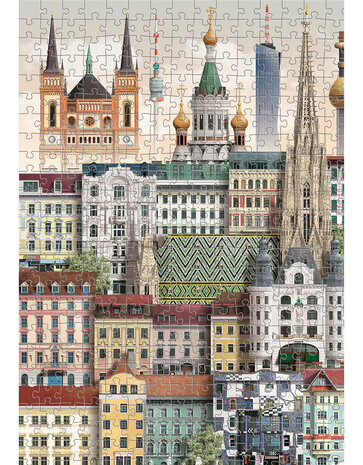 Martin Schwartz Martin Schwartz Vienna jigsaw puzzle 1000 pieces – 50x70cm Martin Schwartz Martin Schwartz Vienna jigsaw puzzle 1000 pieces – 50x70cm