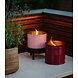 Living by Heart - Buitenkaarsen Living by Heart Outdoor candle 90 burning hours Plum Bordeaux Living by Heart - Buitenkaarsen Living by Heart Outdoor candle 90 burning hours Plum Bordeaux