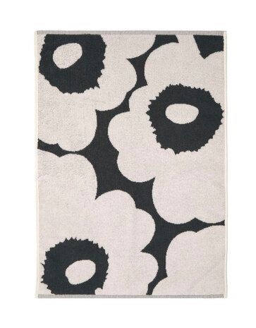 Marimekko Marimekko Unikko Solid towel 50x70cm charcoal Marimekko Marimekko Unikko Solid towel 50x70cm charcoal