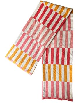 Funky Doris Funky Doris Mojo plaid knitted 100% cotton 130x170cm pink Funky Doris Funky Doris Mojo plaid knitted 100% cotton 130x170cm pink