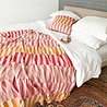 Funky Doris Funky Doris Mojo plaid gebreid 100% katoen 130x170cm roze Funky Doris Funky Doris Mojo plaid gebreid 100% katoen 130x170cm roze