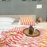 Funky Doris Funky Doris Mojo plaid gebreid 100% katoen 130x170cm roze Funky Doris Funky Doris Mojo plaid gebreid 100% katoen 130x170cm roze