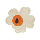 Marimekko Marimekko Unikko bath mat 73x74cm flower-shaped Caramel Marimekko Marimekko Unikko bath mat 73x74cm flower-shaped Caramel