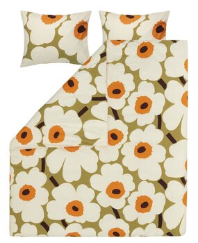 Marimekko Marimekko Unikko 240x220cm duvet cover with 2 pillowcases Caramel Marimekko Marimekko Unikko 240x220cm duvet cover with 2 pillowcases Caramel