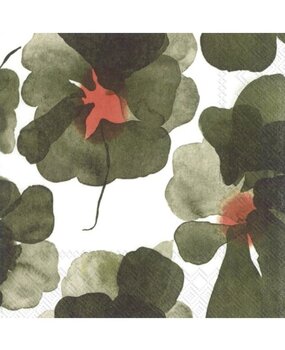 Marimekko Marimekko Valssi Olijfgroen Papieren Servetten 33x33cm Marimekko Marimekko Valssi Olijfgroen Papieren Servetten 33x33cm