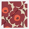 Marimekko Marimekko Unikko Papieren Servetten 33x33cm Crême Bordeaux Marimekko Marimekko Unikko Papieren Servetten 33x33cm Crême Bordeaux