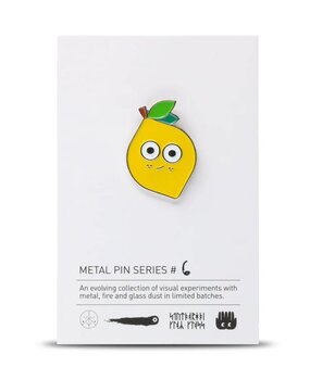 Studio Arhoj Studio Arhoj Metal Pin Series #6 Lemon Studio Arhoj Studio Arhoj Metal Pin Series #6 Lemon