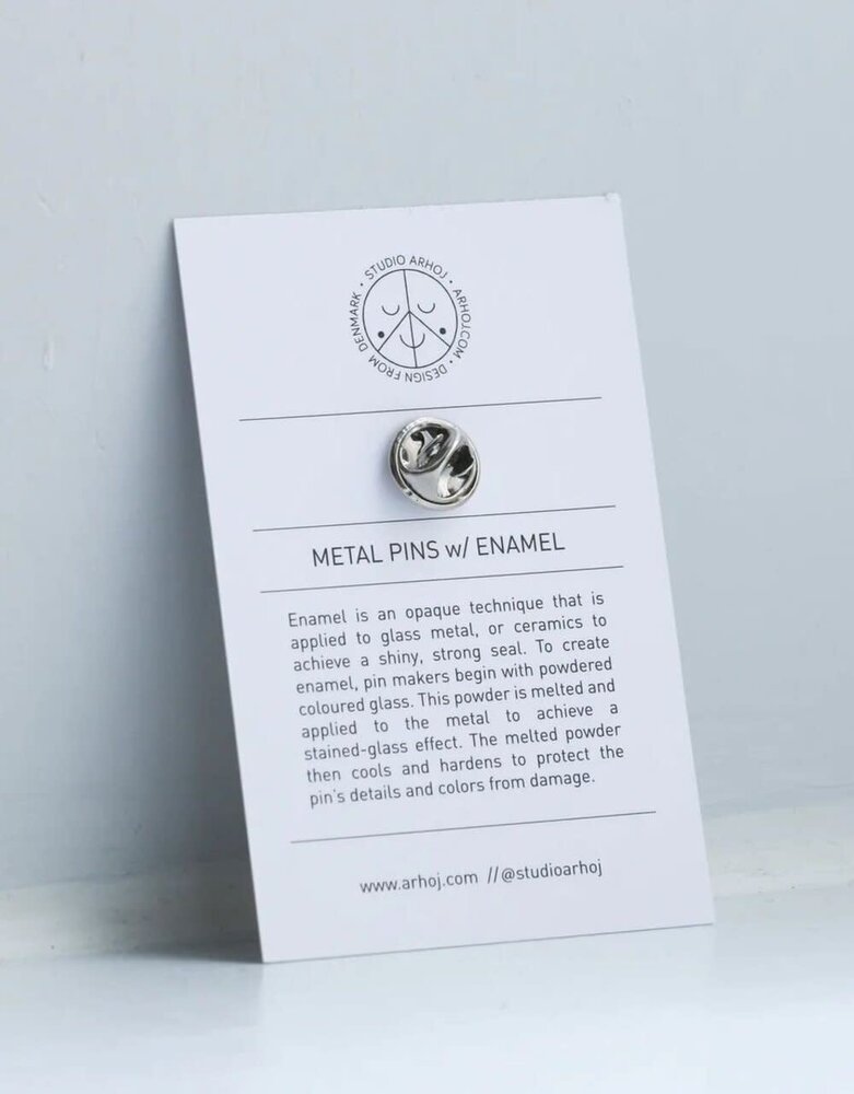 Studio Arhoj Studio Arhoj Metal Pin Series #6 Lemon Studio Arhoj Studio Arhoj Metal Pin Series #6 Lemon