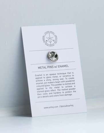 Studio Arhoj Studio Arhoj Metal Pin Series #6 Lemon Studio Arhoj Studio Arhoj Metal Pin Series #6 Lemon