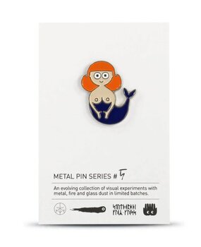Studio Arhoj Studio Arhoj Metal Pin Series #5 Mermaid Studio Arhoj Studio Arhoj Metal Pin Series #5 Mermaid