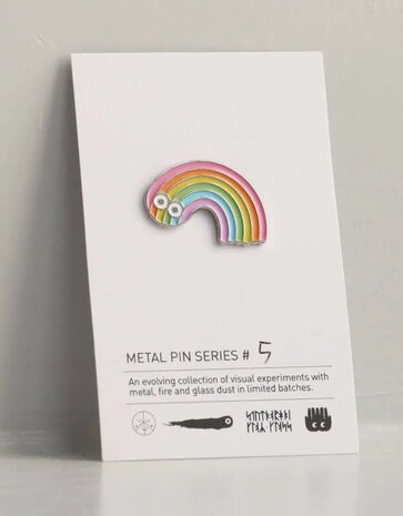 Studio Arhoj Studio Arhoj Metal Pin Series #5 Flying Rainbow Studio Arhoj Studio Arhoj Metal Pin Series #5 Flying Rainbow