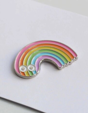 Studio Arhoj Studio Arhoj Metal Pin Series #5 Flying Rainbow Studio Arhoj Studio Arhoj Metal Pin Series #5 Flying Rainbow