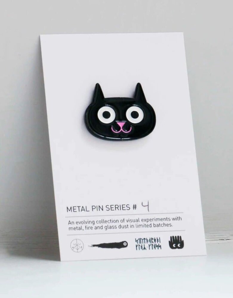 Studio Arhoj Studio Arhoj Metal Pin Series #4 Cat Studio Arhoj Studio Arhoj Metal Pin Series #4 Cat