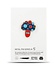 Studio Arhoj Metal Pin Series Shroom rood/blauw Studio Arhoj Metal Pin Series Shroom rood/blauw