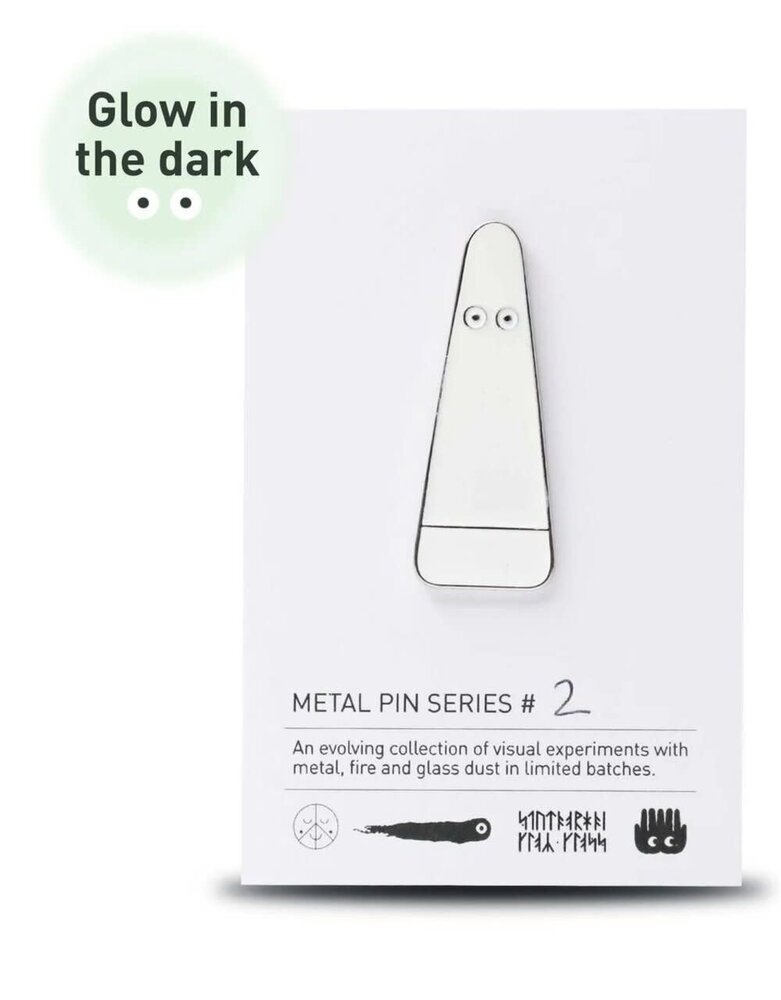 Studio Arhoj Studio Arhoj Metal Pin Series #3 Glow Ghost Studio Arhoj Studio Arhoj Metal Pin Series #3 Glow Ghost