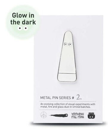 Studio Arhoj Studio Arhoj Metal Pin Series #3 Glow Ghost Studio Arhoj Studio Arhoj Metal Pin Series #3 Glow Ghost