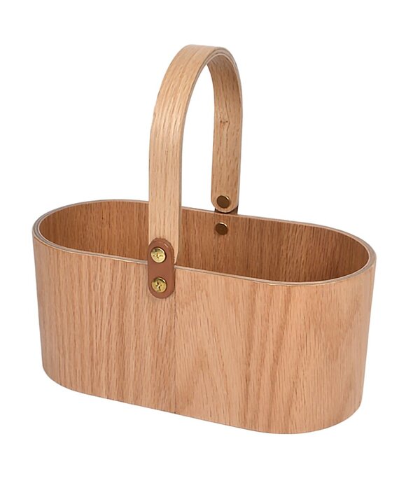 EKTA Living Eiken opberger met hengsel