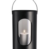 EKTA Living - by Wirth EKTA Living Lantern Black metal 22x35cm with glass Large EKTA Living - by Wirth EKTA Living Lantern Black metal 22x35cm with glass Large