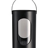 EKTA Living - by Wirth EKTA Living Lantern Black metal 22x35cm with glass Large