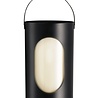 EKTA Living - by Wirth EKTA Living Lantern Black metal 22x35cm with glass Large