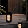 EKTA Living - by Wirth EKTA Living Lantern Black metal 22x35cm with glass Large