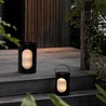 EKTA Living - by Wirth EKTA Living Lantern Black metal 22x35cm with glass Large