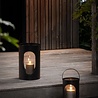 EKTA Living - by Wirth EKTA Living Lantern Black metal 22x35cm with glass Large