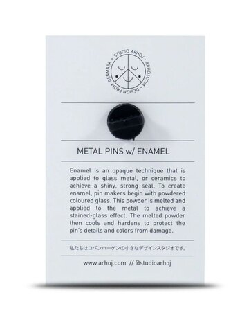 Studio Arhoj Studio Arhoj Metal Pin Series #4 Cat Studio Arhoj Studio Arhoj Metal Pin Series #4 Cat