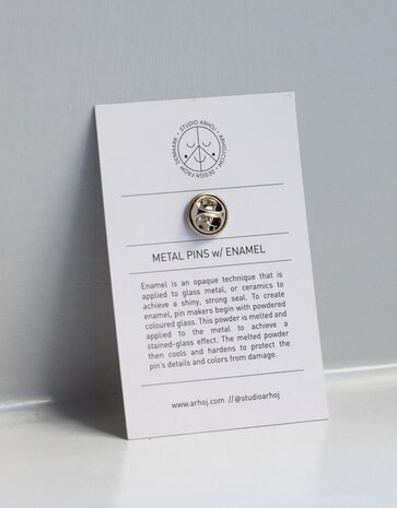 Studio Arhoj Studio Arhoj Metal Pin Series #4 Hanx Studio Arhoj Studio Arhoj Metal Pin Series #4 Hanx