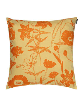 Marimekko Marimekko Perenna kussenhoes caramel oranje Marimekko Marimekko Perenna kussenhoes caramel oranje