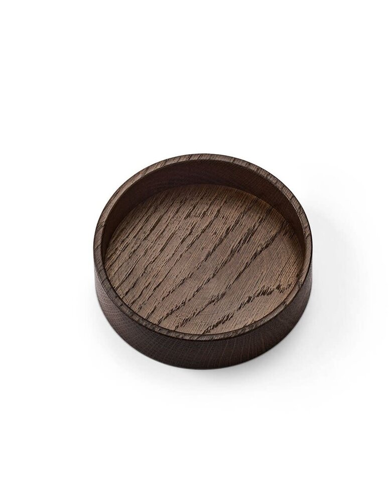LIND DNA LIND DNA Onderzetterhouder voor Circle Ø10cm glas onderzetters - Gerookt Eiken