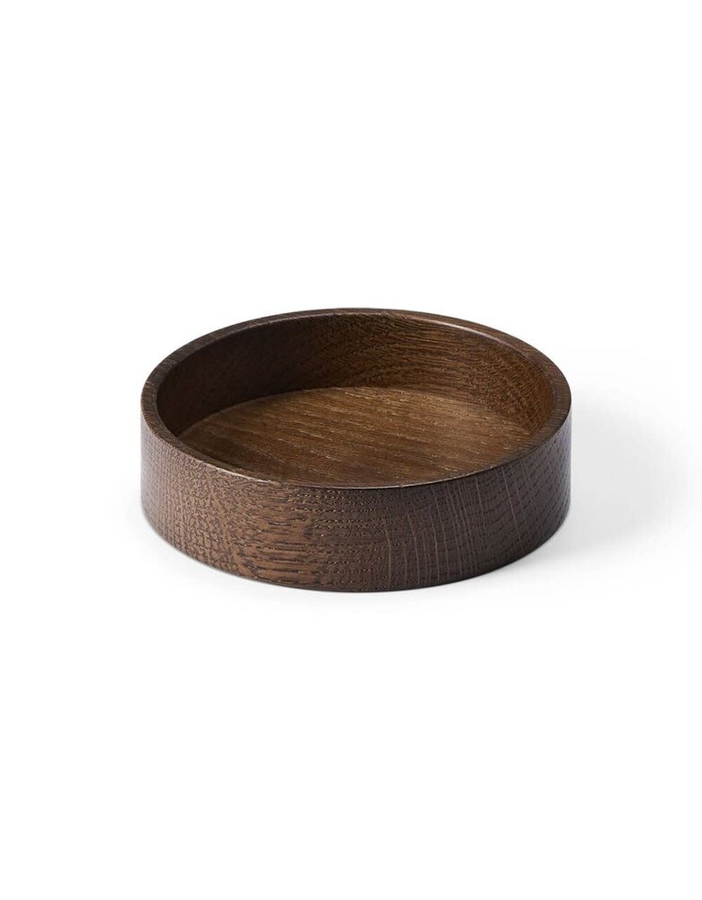 LIND DNA LIND DNA Onderzetterhouder voor Circle Ø10cm glas onderzetters - Gerookt Eiken