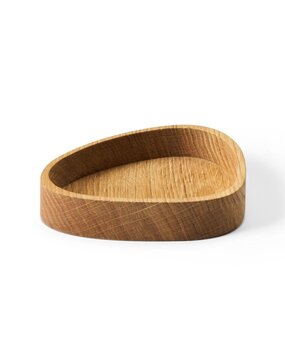 LIND DNA LIND DNA Coaster Holder for Curve 11x13cm Glass Coasters in Oak LIND DNA LIND DNA Coaster Holder for Curve 11x13cm Glass Coasters in Oak