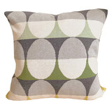 Funky Doris Funky Doris Olivia cushion cover knitted 100% cotton 48x48cm green excl. inner cushion Funky Doris Funky Doris Olivia cushion cover knitted 100% cotton 48x48cm green excl. inner cushion