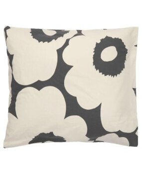 Marimekko Marimekko Unikko kussensloop 60x63-65x65cm (excl. kussen) Charcoal Marimekko Marimekko Unikko kussensloop 60x63-65x65cm (excl. kussen) Charcoal