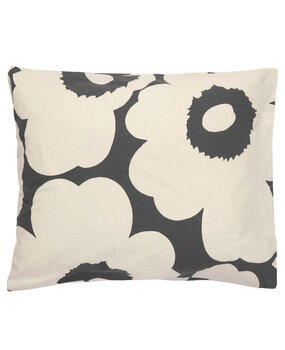 Marimekko Marimekko Unikko pillowcase 50x60cm (excl. pillow) Charcoal