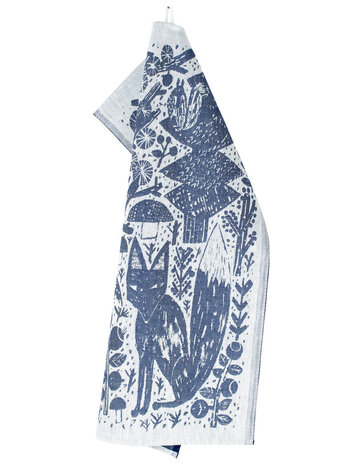 Lapuan Kankurit Lapuan Kankurit Metsikkö tea towel 46x70 Blueberry Lapuan Kankurit Lapuan Kankurit Metsikkö tea towel 46x70 Blueberry