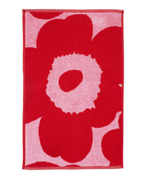 Marimekko Marimekko Unikko towel 30x50cm pink red Marimekko Marimekko Unikko towel 30x50cm pink red