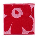 Marimekko Marimekko Unikko towel 30x30cm pink red Marimekko Marimekko Unikko towel 30x30cm pink red