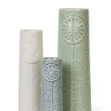 Dottir Nordic Design Dottir Vase Pipanella Flock Ocean View Set of 3 Dottir Nordic Design Dottir Vase Pipanella Flock Ocean View Set of 3