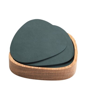 LIND DNA LIND DNA Coaster Holder for Curve 11x13cm Glass Coasters - Black LIND DNA LIND DNA Coaster Holder for Curve 11x13cm Glass Coasters - Black