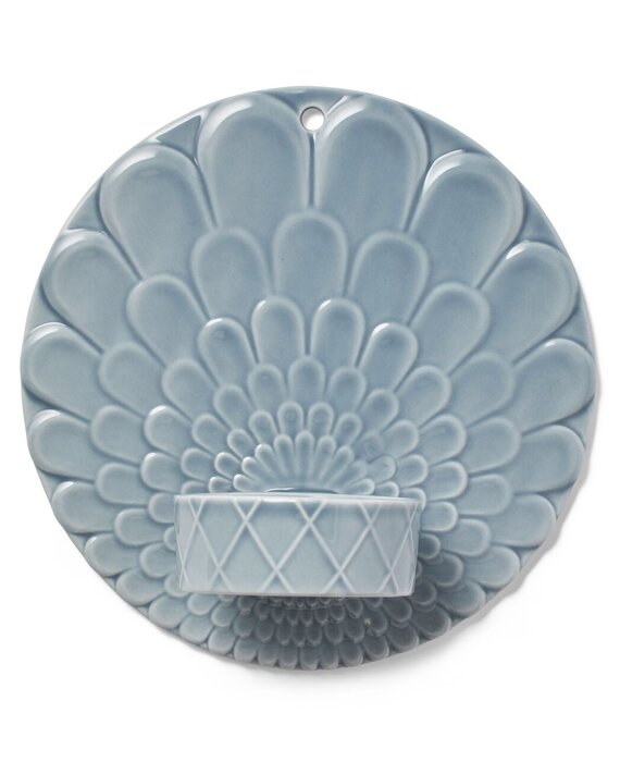 Dottir wand kandelaar Pipanella Harlequin Wall Votive Blauwgrijs