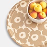 Marimekko Marimekko Unikko Dienblad 31cm lichtbruin Marimekko Marimekko Unikko Dienblad 31cm lichtbruin