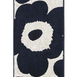 Marimekko Marimekko Unikko handdoek 30x50cm katoen linnen mix donkerblauw Marimekko Marimekko Unikko handdoek 30x50cm katoen linnen mix donkerblauw