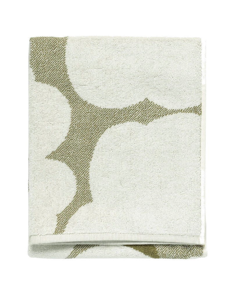 Marimekko Marimekko Unikko towel 50x70cm green (green umber) Marimekko Marimekko Unikko towel 50x70cm green (green umber)