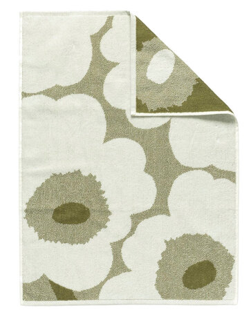 Marimekko Marimekko Unikko towel 50x70cm green (green umber) Marimekko Marimekko Unikko towel 50x70cm green (green umber)