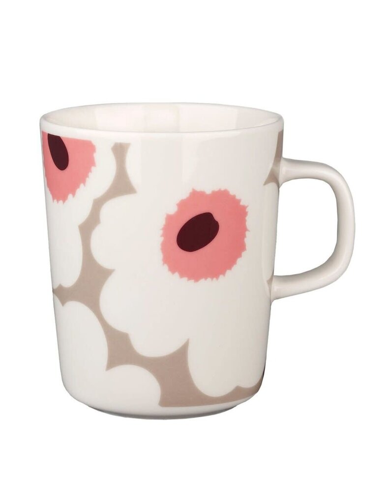 Marimekko Marimekko Unikko beker 2.5dl klei roze Marimekko Marimekko Unikko beker 2.5dl klei roze